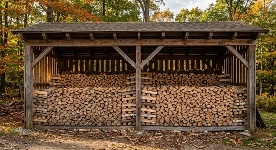 Укладка дров в Орске, улица Дубовая, 48
