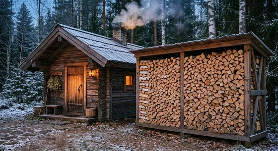 Укладка дров в Орске, улица Речная, 14Б